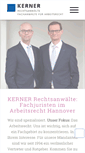 Mobile Screenshot of kanzlei-kerner.de